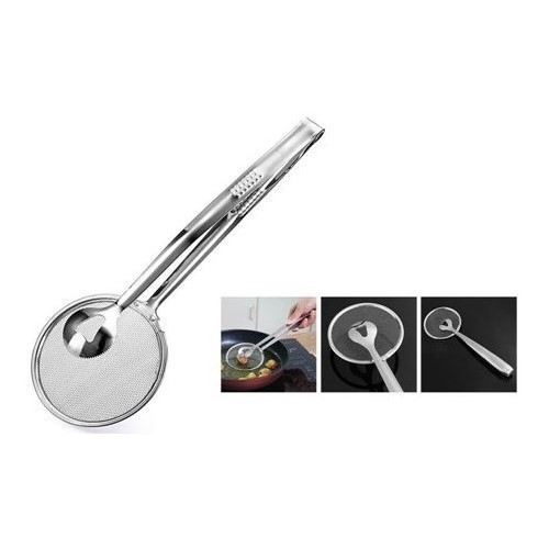 PINZA COCINA QUTTIN INOX CON ESCURRIDOR 19CMS